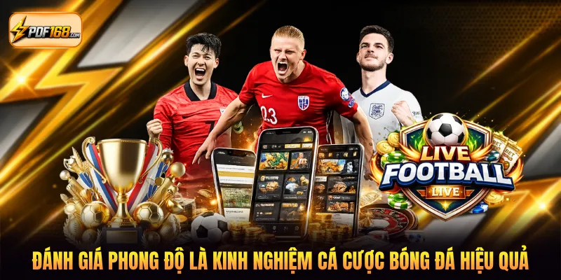 Đánh giá phong độ là kinh nghiệm cá cược bóng đá hiệu quả