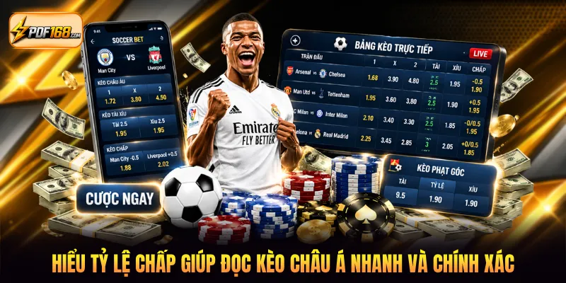 Hiểu tỷ lệ chấp giúp đọc kèo châu Á nhanh và chính xác