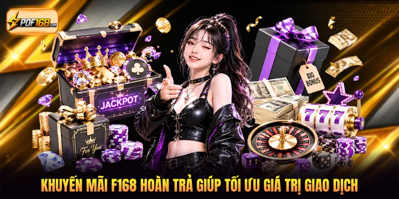 Khuyến mãi F168 hoàn trả giúp tối ưu giá trị giao dịch
