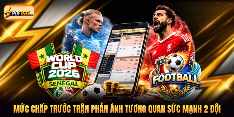 Mức chấp trước trận phản ánh tương quan sức mạnh 2 đội