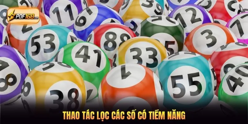 Thao tác lọc các số có tiềm năng